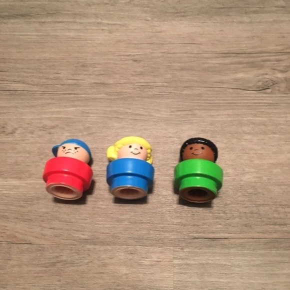 Three Fisher Price Chunky Little People Vintage - Picture 1 of 7